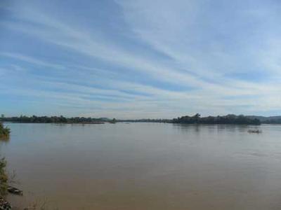 Mekong River in south Laos