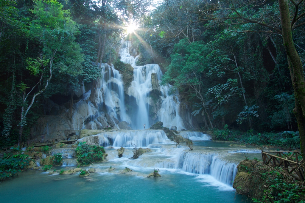 Kuang Si Falls - One of the most popular sites in Luang Prabang