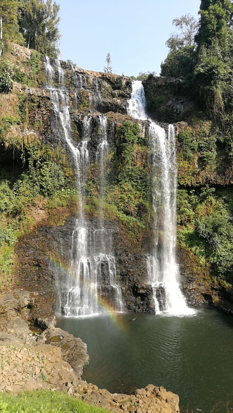 Waterfall-in-weather-in-laos